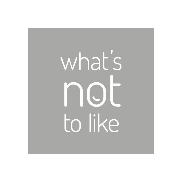 What's not to like - Friends - Flisesticker 15x15 cm - Gennemsigtig folie